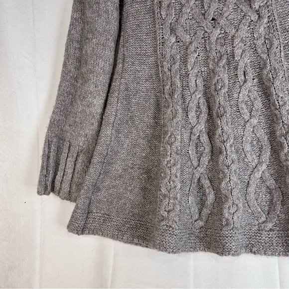 Free People Gray Cable Knit Cardigan - Picture 15 of 16